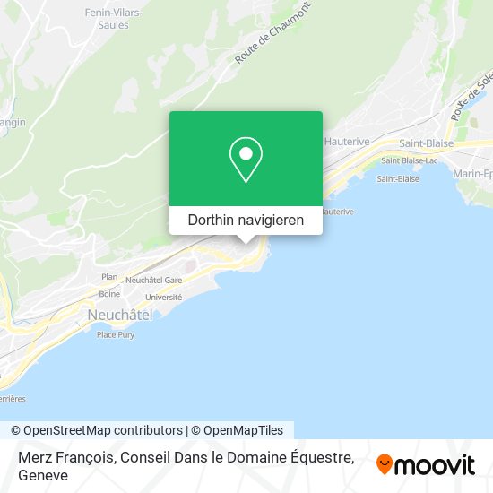 Merz François, Conseil Dans le Domaine Équestre Karte
