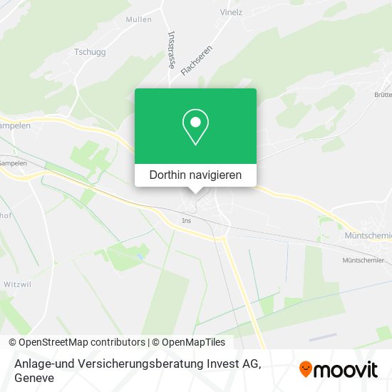 Anlage-und Versicherungsberatung Invest AG Karte