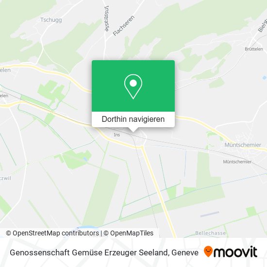 Genossenschaft Gemüse Erzeuger Seeland Karte
