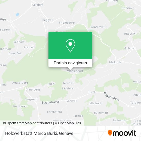 Holzwerkstatt Marco Bürki Karte