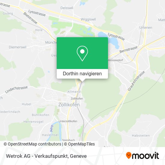 Wetrok AG - Verkaufspunkt Karte
