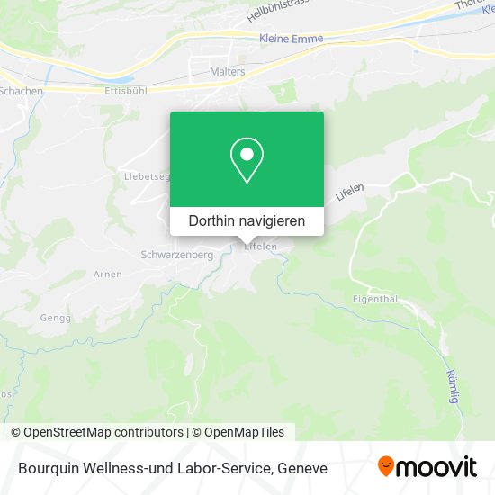 Bourquin Wellness-und Labor-Service Karte