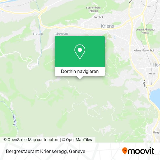 Bergrestaurant Krienseregg Karte