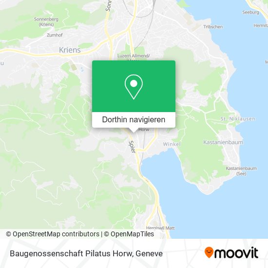 Baugenossenschaft Pilatus Horw Karte