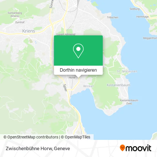 Zwischenbühne Horw Karte