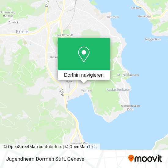 Jugendheim Dormen Stift Karte