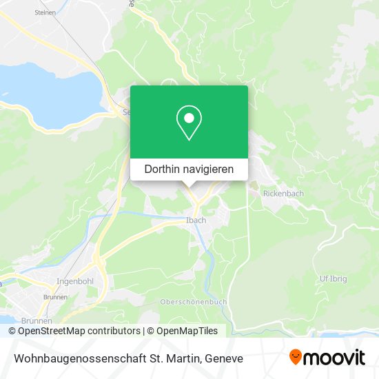 Wohnbaugenossenschaft St. Martin Karte
