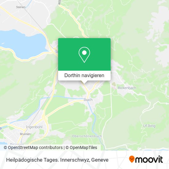 Heilpädogische Tages. Innerschwyz Karte
