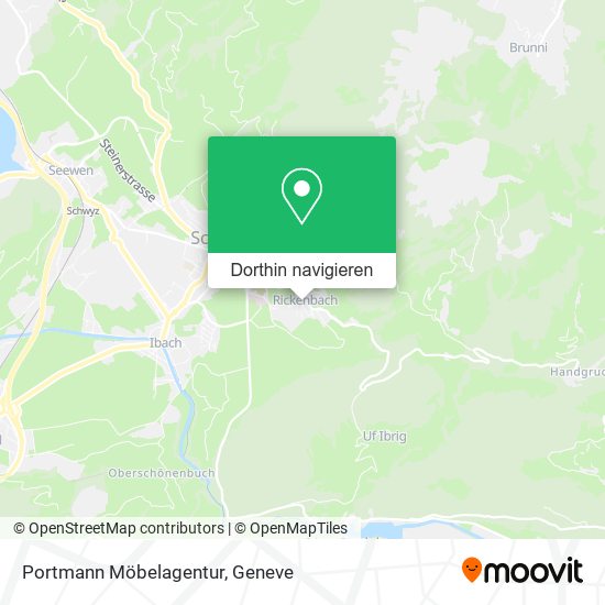 Portmann Möbelagentur Karte