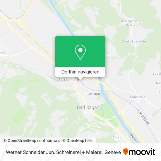 Werner Schneider Jun. Schreinerei + Malerei Karte