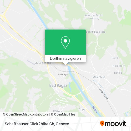 Schaffhauser Click2bike.Ch Karte