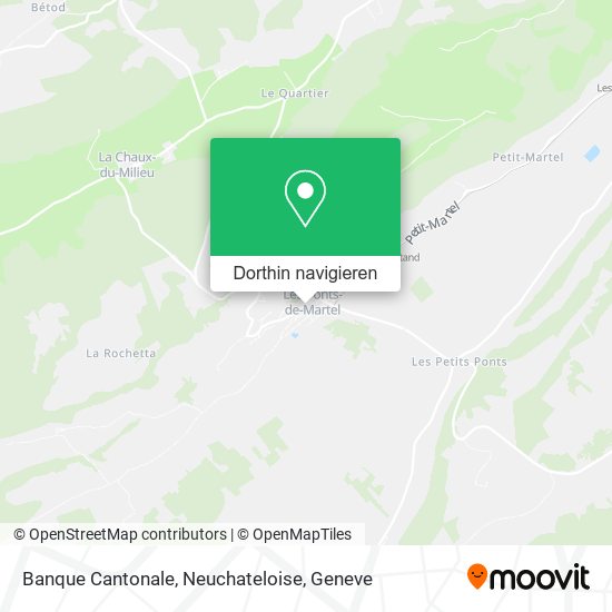 Banque Cantonale, Neuchateloise Karte