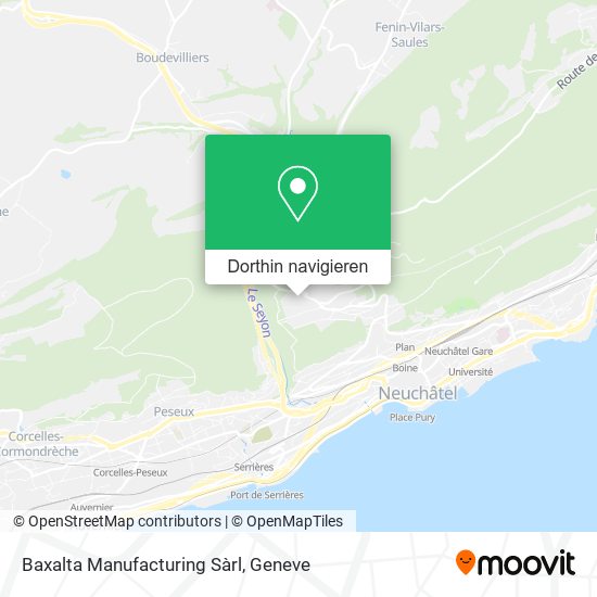 Baxalta Manufacturing Sàrl Karte