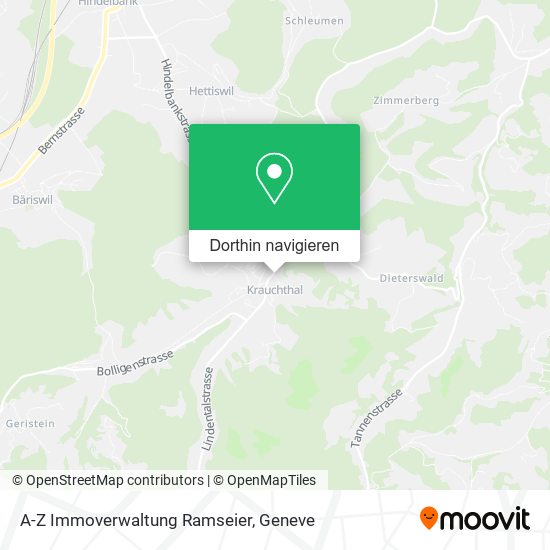 A-Z Immoverwaltung Ramseier Karte