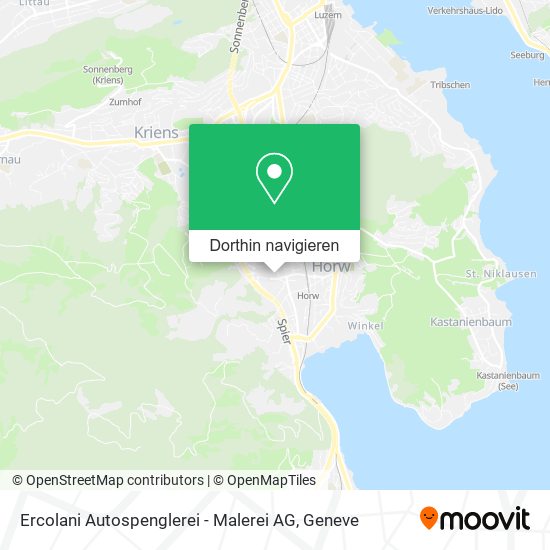 Ercolani Autospenglerei - Malerei AG Karte