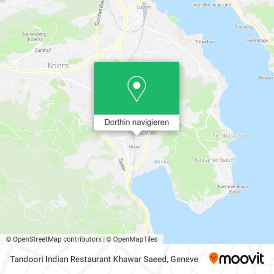 Tandoori Indian Restaurant Khawar Saeed Karte