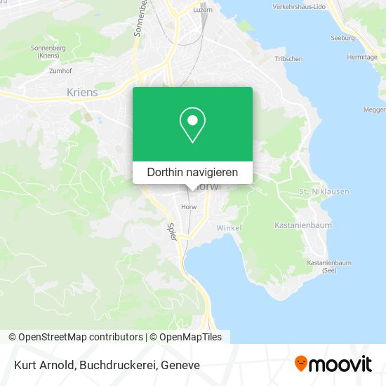 Kurt Arnold, Buchdruckerei Karte