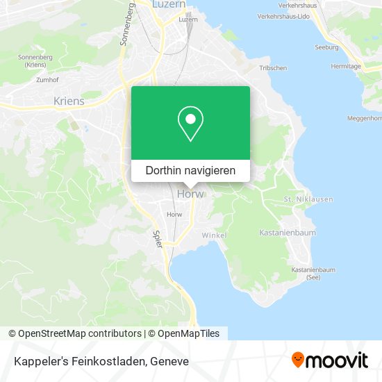 Kappeler's Feinkostladen Karte