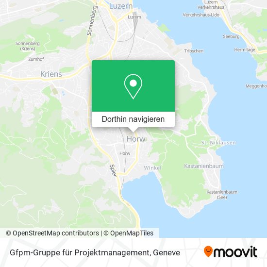 Gfpm-Gruppe für Projektmanagement Karte