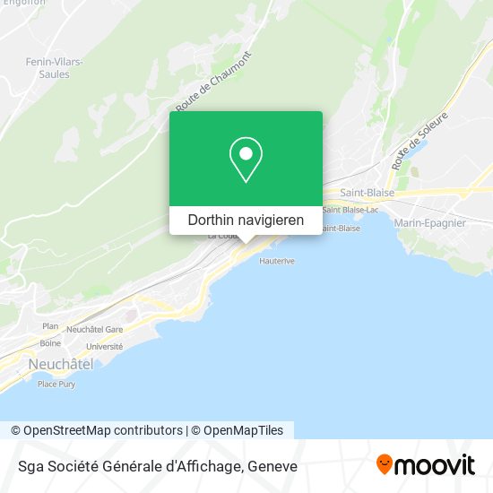 Sga Société Générale d'Affichage Karte