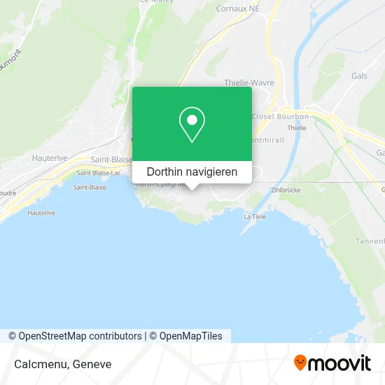 Calcmenu Karte