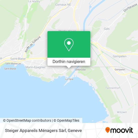 Steiger Appareils Ménagers Sàrl Karte