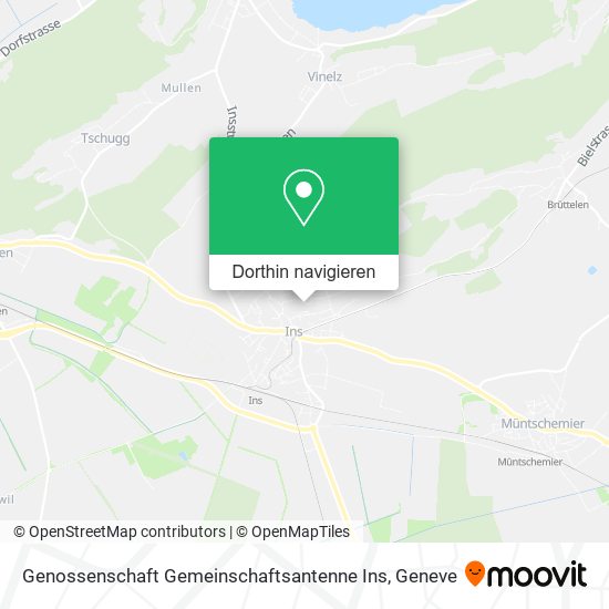 Genossenschaft Gemeinschaftsantenne Ins Karte