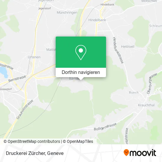 Druckerei Zürcher Karte