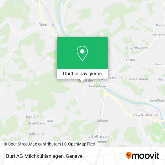 Buri AG Milchkühlanlagen Karte