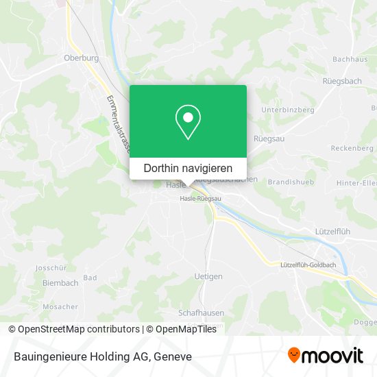 Bauingenieure Holding AG Karte