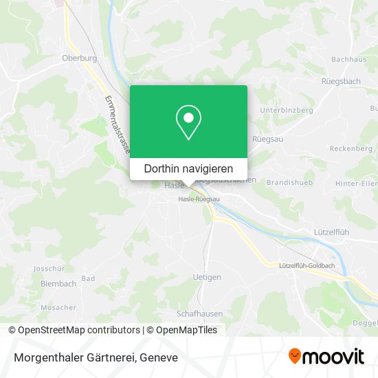 Morgenthaler Gärtnerei Karte