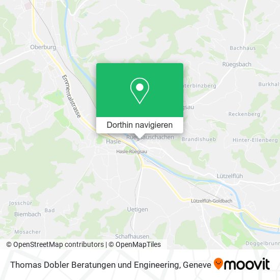 Thomas Dobler Beratungen und Engineering Karte