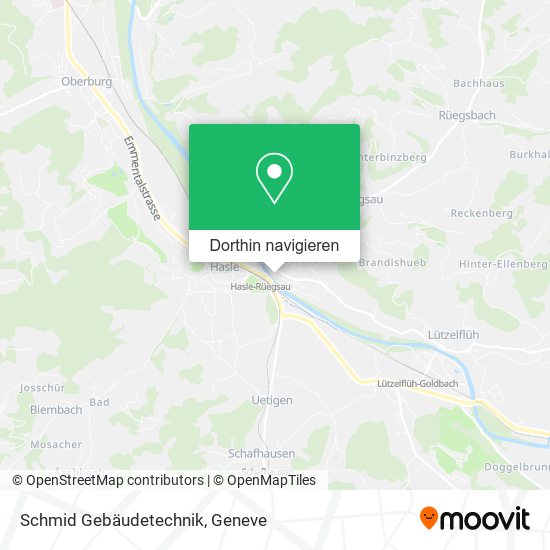 Schmid Gebäudetechnik Karte
