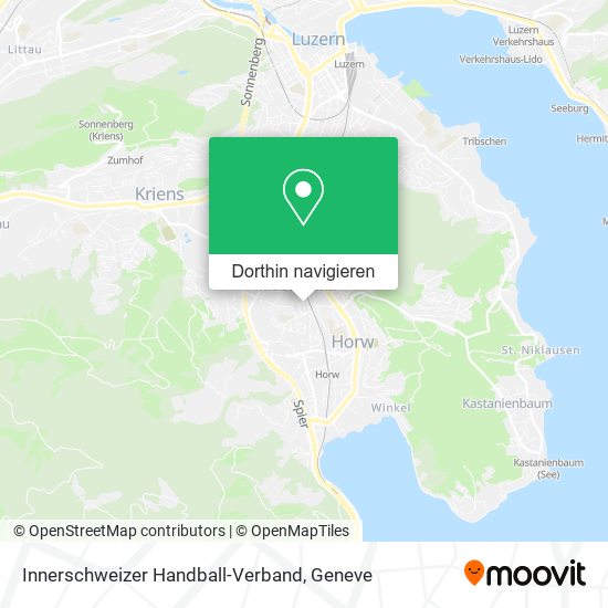 Innerschweizer Handball-Verband Karte