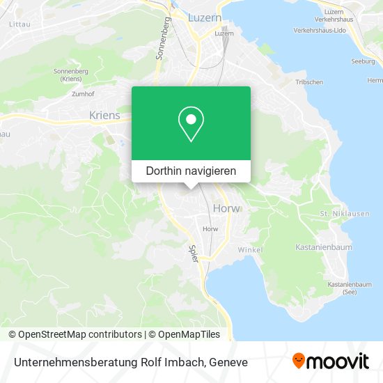 Unternehmensberatung Rolf Imbach Karte