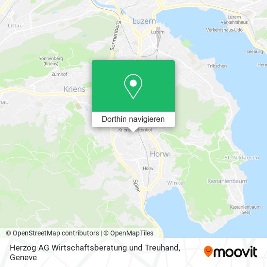Herzog AG Wirtschaftsberatung und Treuhand Karte