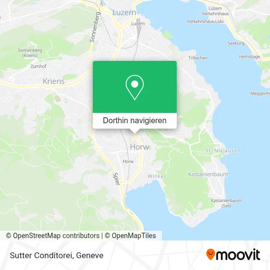 Sutter Conditorei Karte