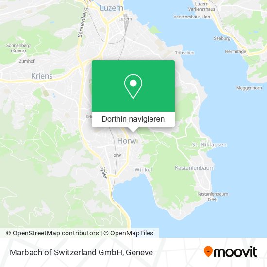 Marbach of Switzerland GmbH Karte