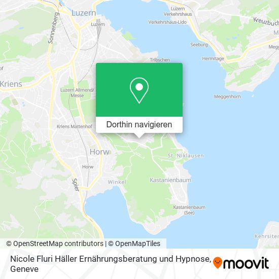 Nicole Fluri Häller Ernährungsberatung und Hypnose Karte