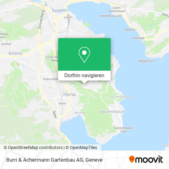 Burri & Achermann Gartenbau AG Karte