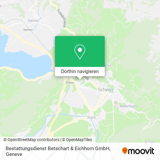 Bestattungsdienst Betschart & Eichhorn GmbH Karte