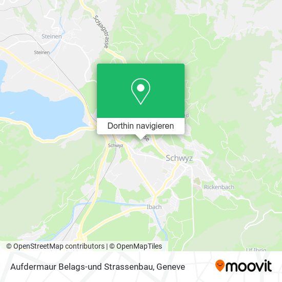 Aufdermaur Belags-und Strassenbau Karte
