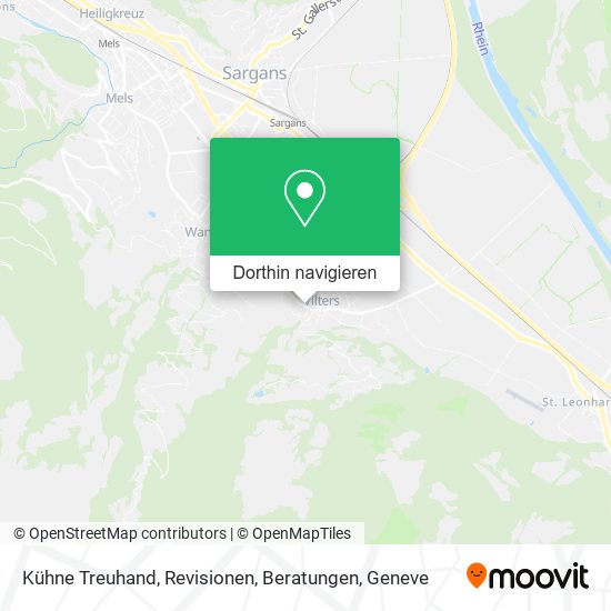 Kühne Treuhand, Revisionen, Beratungen Karte