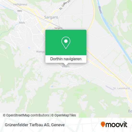 Grünenfelder Tiefbau AG Karte