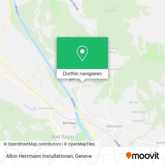 Albin Herrmann Installationen Karte