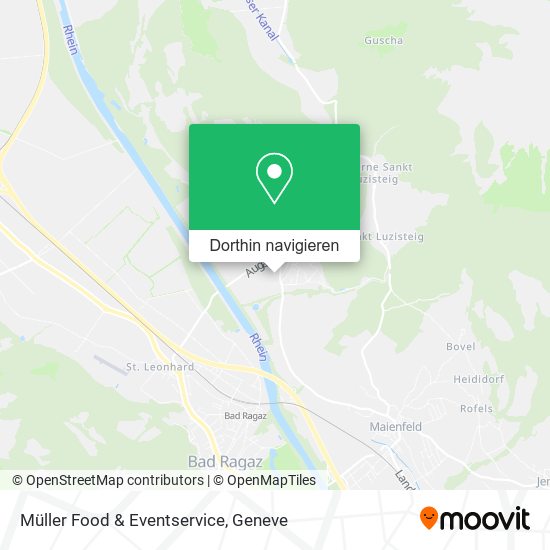 Müller Food & Eventservice Karte