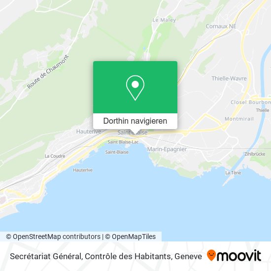 Secrétariat Général, Contrôle des Habitants Karte