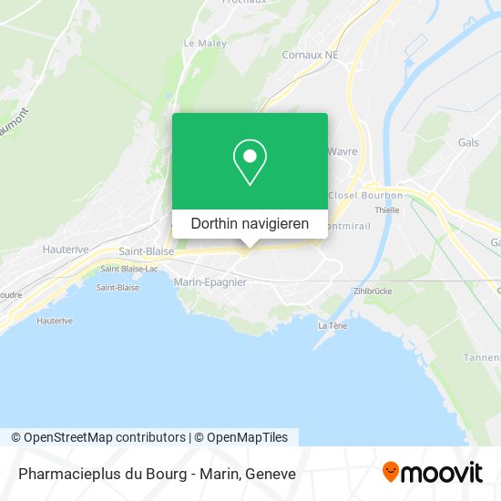 Pharmacieplus du Bourg - Marin Karte