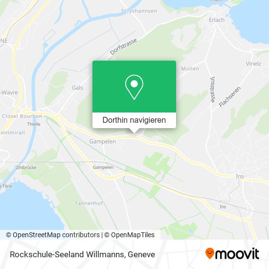 Rockschule-Seeland Willmanns Karte