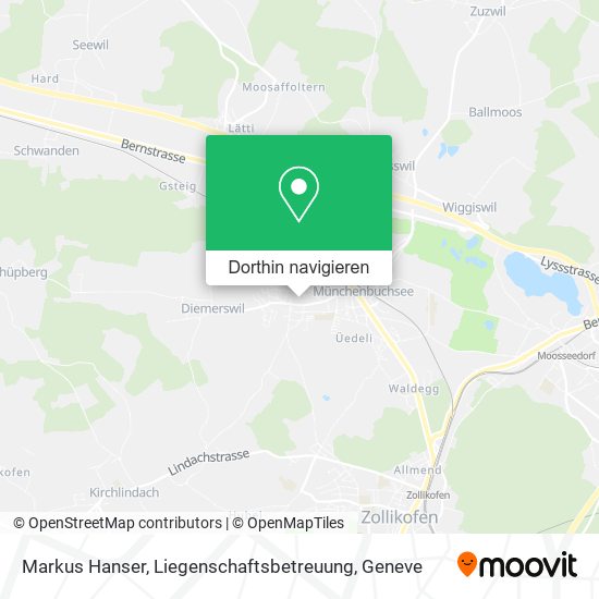 Markus Hanser, Liegenschaftsbetreuung Karte